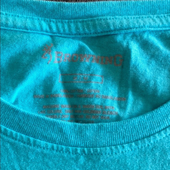 Browning Teal T shirt - Picture 2 of 3